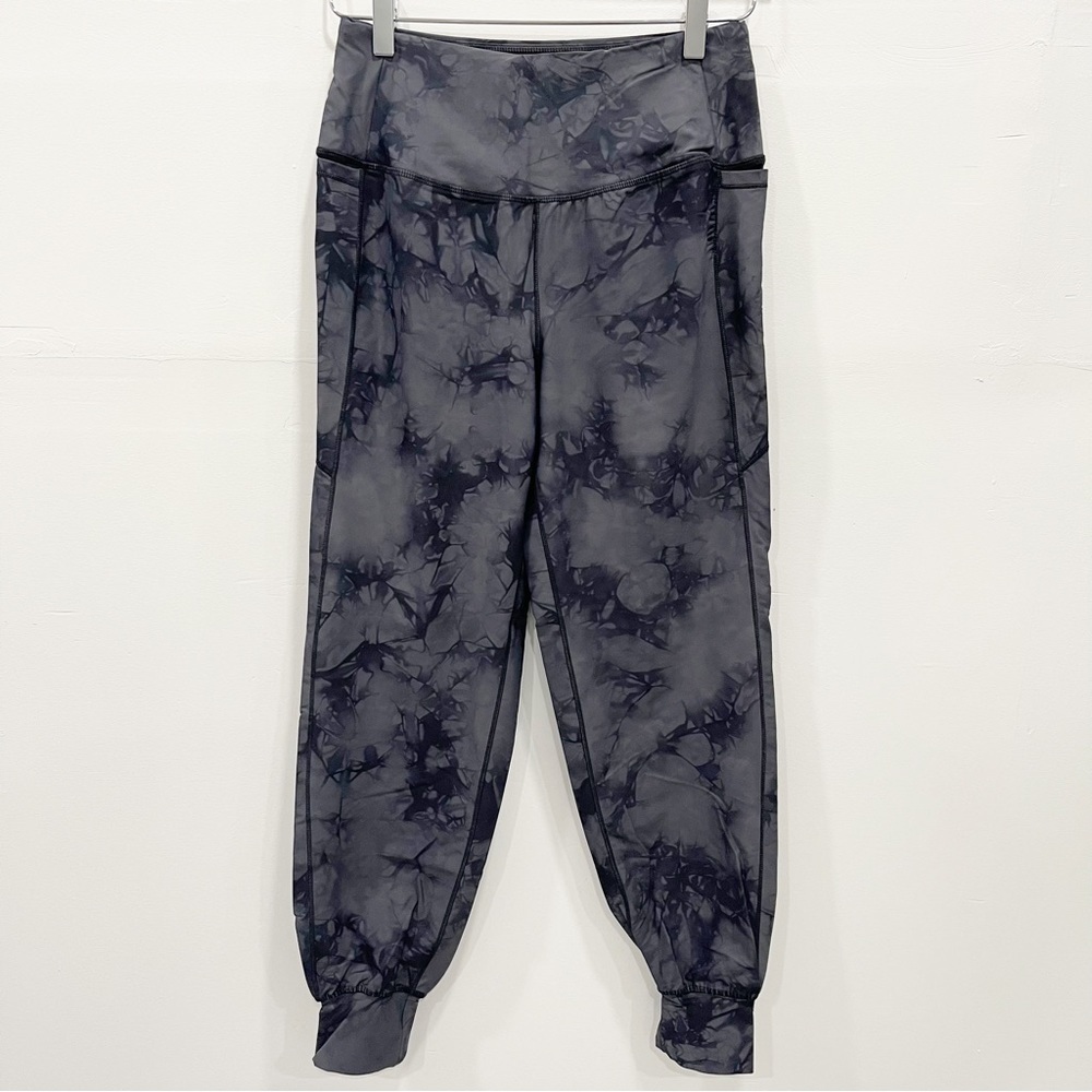 Calia Grey Black Printed Jogger Pants Aladdin Size Small Side Pocket